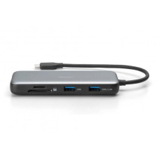 Док-станція USB-C, 7 портів, 1xHDMI, 3xUSB 3.2 Gen 2, 1xRJ45, 1xSD, 1xMicroSD, 1xPD DA-70914 DIGITUS by ASSMANN