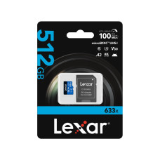 Карта пам’яті MICRO SDXC LEXAR 512GB UHS-I W/ADAPTER (LSDMI512BB633A)