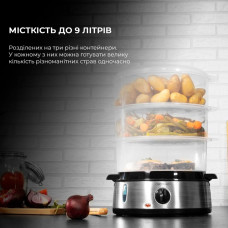 Пароварка CECOTEC Vapovita 3000 Inox