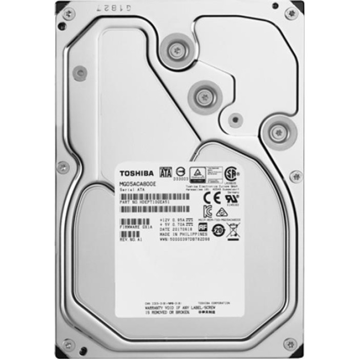 Запам’ятовувальний пристрій на жорстких дисках (HDD) SATA 22TB 7200RPM 6GB/S 512MB MG10AFA22TE TOSHIBA