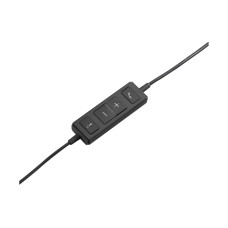 Головні дротові навушники накладні з вбудованим мікрофоном LOGITECH H570e Corded Stereo USB Headset (Teams version) - BLACK - EMEA28-935 - USB-A