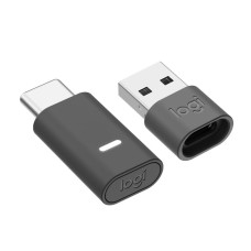 Головні бездротові навушники накладні з вбудованим мікрофоном LOGITECH Zone 305 - MIDNIGHT BLACK - 2.4GHZ/BT - PLUGC - EMEA28-935 - BUNDLE UC