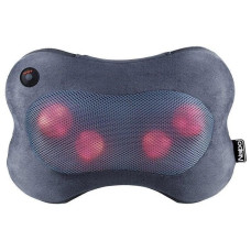 Масажна подушка NAIPO Back and Neck (Ultra-soft Plush Fabric) для спини та шиї з підігрівом та додатковою функцією масажу Шиатцу (ультрам'яка плюшова тканина);модель - MGP-129M