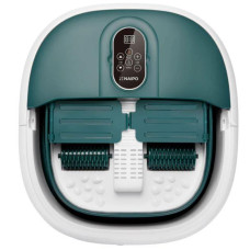 Спа-масажер NAIPO Foot Spa Massager для ніг з підігрівом, вібрацією та функцієюмасажу Шиатцу з дістанційним керуванням, колір Green; модель - NPFT-SPA02