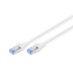 Патч-корд CAT 5e SF-UTP, Cu, PVC AWG 26/7, довжина 1 м, колір сірий DK-1531-010 DIGITUS by ASSMANN