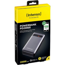 Портативний зарядний пристрій USB 20000MAH QC3.0 ANTHRACITE PD20000 INTENSO