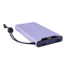 Портативний зарядний пристрій USB 10000MAH QC3.0 PURPLE F10000 7332033 INTENSO