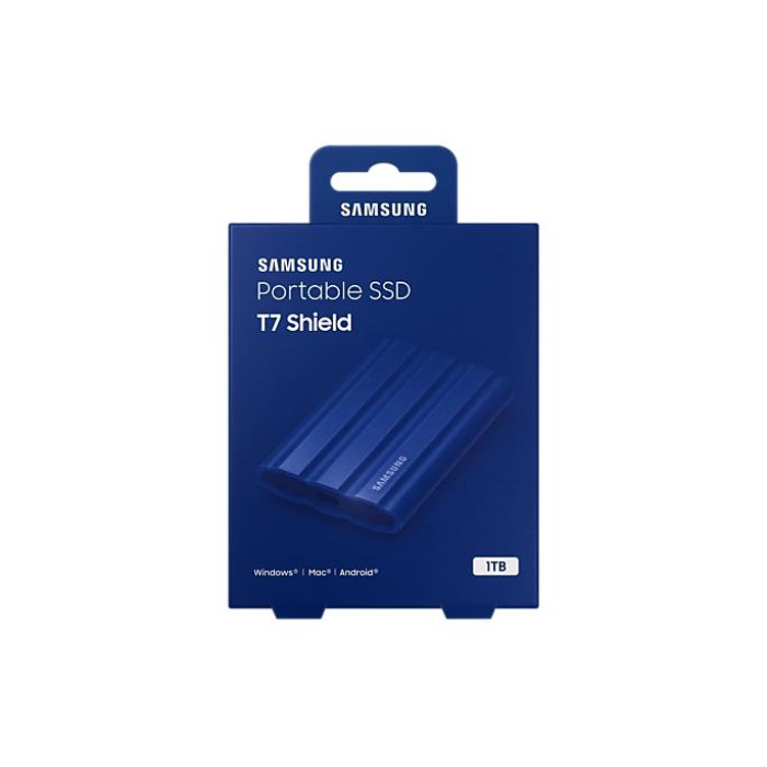 Твердотільний запам’ятовувальний пристрій накопичувач (SSD) USB3.1 1TB EXT. SHIELD T7 MU-PE1T0R/EU SAMSUNG