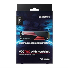 Твердотільний запам’ятовувальний пристрій накопичувач (SSD) G4 M.2 NVME 1TB W/HS 990 PRO MZ-V9P1T0GW SAMSUNG