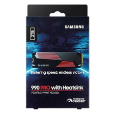 Твердотільний запам’ятовувальний пристрій накопичувач (SSD) G4 M.2 NVME 2TB W/HS 990 PRO MZ-V9P2T0CW SAMSUNG