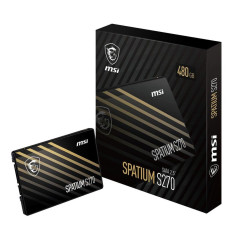 Твердотільний запам’ятовувальний пристрій накопичувач (SSD) SATA2.5" 480GB SPATIUM S270 S78-440E350-P83 MSI