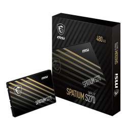 Твердотільний запам’ятовувальний пристрій накопичувач (SSD) SATA2.5" 480GB SPATIUM S270 S78-440E350-P83 MSI