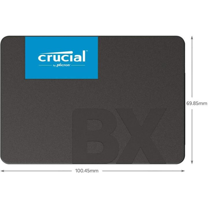 Твердотільний запам’ятовувальний пристрій накопичувач SSD SATA2.5" 2TB BX500 CT2000BX500SSD1 CRUCIAL