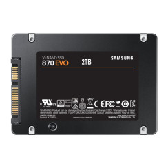 Твердотільний запам’ятовувальний пристрій накопичувач (SSD) SATA2.5" 2TB 6GB/S 870 EVO MZ-77E2T0B/EU SAMSUNG