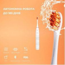 Електрична зубна щітка Oclean Flow S Sonic Electric Toothbrush - біла