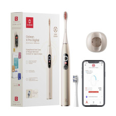Розумна зубна електрощітка Oclean X Pro Digital Electric Toothbrush Champagne Gold