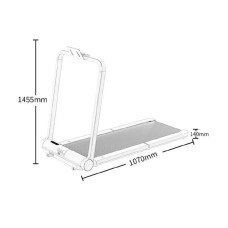 Електрична бігова доріжка KingSmith MC21F Walkingpad Treadmill Black  - модель -TRMC21F