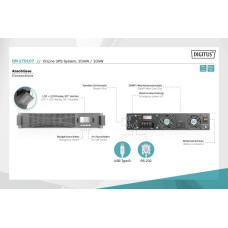 Джерело безперебійного живлення UPS ONLINE 10KVA/ 10KW DN-170107 DIGITUS by ASSMANN