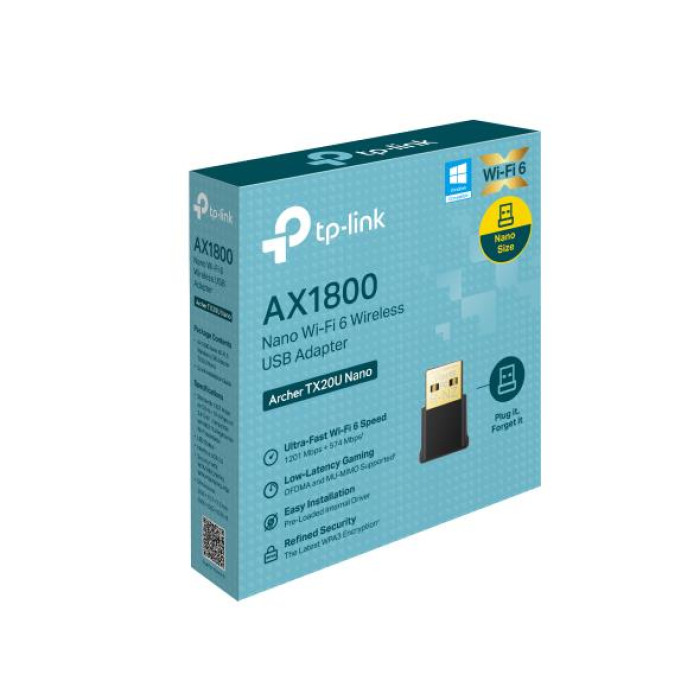 Бездротовий USB адаптер, Archer TX20U Nano TP-LINK