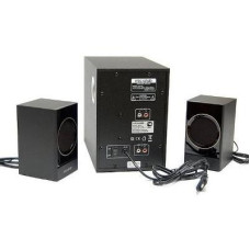 Акустична система MICROLAB M-223 2.1, 17W, mini-jack, чорний