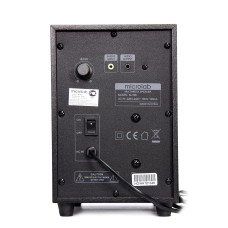Акустична система MICROLAB M-108 2.1, 11W, mini-jack, чорний