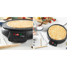 Млинниця Russell Hobbs Fiesta 1000Вт, діаметр 30см, тефлон, чорний