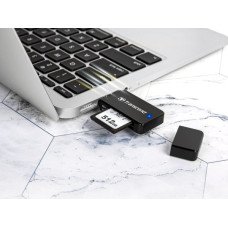 Кардрідер Transcend USB 3.1 Type-A > microSD/SD Білий