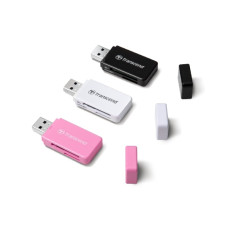 Кардрідер Transcend USB 3.1 Type-A > microSD/SD Білий
