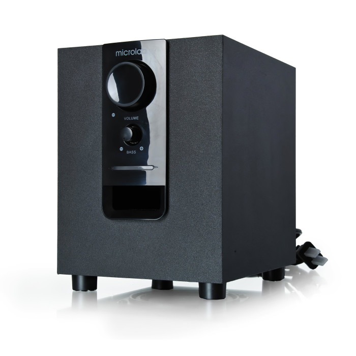 Акустична система MICROLAB M-106 2.1, 10W, mini-jack, чорний