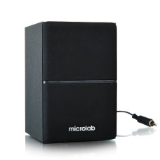 Акустична система MICROLAB M-106 2.1, 10W, mini-jack, чорний