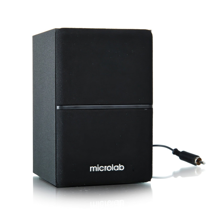 Акустична система MICROLAB M-106 2.1, 10W, mini-jack, чорний
