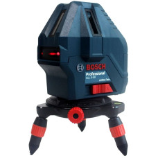 Нiвелiр лазерний Bosch Professional GLL 3-15X, до 15м, ±0.2мм/м, 3 проміня + 1 точка прямовису