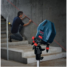 Нiвелiр лазерний Bosch Professional GLL 3-15X, до 15м, ±0.2мм/м, 3 проміня + 1 точка прямовису