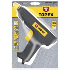 Пістолет клейовий TOPEX 25/78Вт стрижні 11мм 0.31кг подача 12-18г•хв