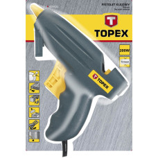 Пістолет клейовий TOPEX 20/200Вт стрижні 11мм 0.3кг подача 12г•хв