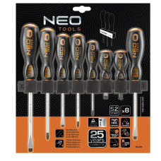 Викрутки Neo Tools набір 8шт, SL,PH, сталь S2