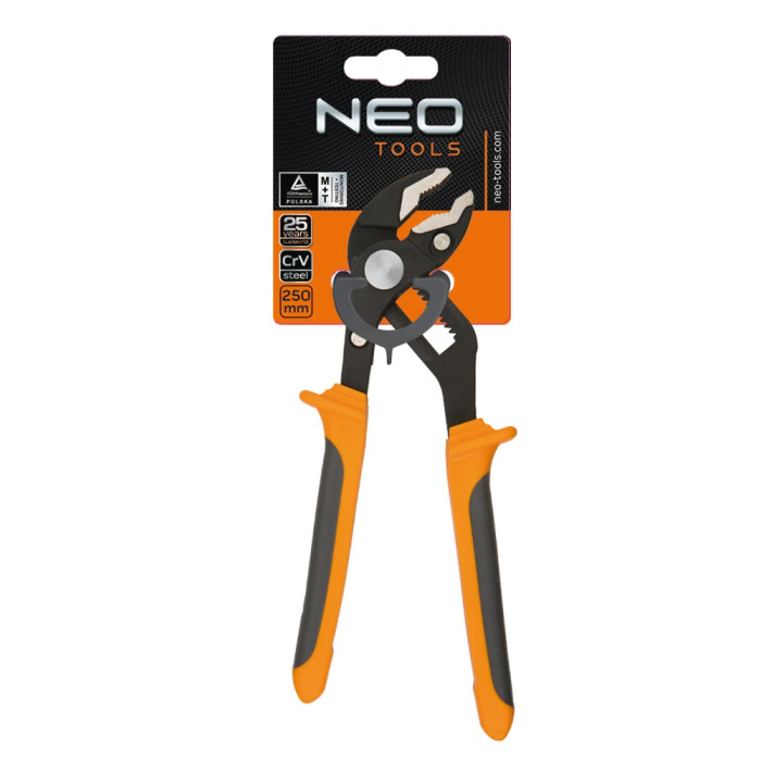 Кліщі затискні Neo Tools, 0-42мм, 250мм, CrV