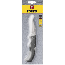 Ніж складаний TOPEX, 210мм, лезо 90мм, фіксатор, тримач прогумований