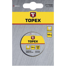 Припій олов'яний TOPEX Sn60Pb40 флюс SW26 дріт 0.7мм 100гр