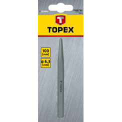 Кернер TOPEX, 6.3х100мм, легована сталь