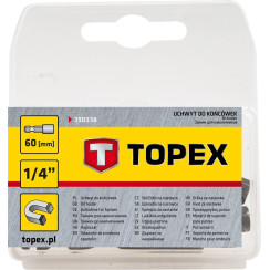 Бітотримач TOPEX, 1/4", 60мм