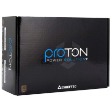 Блок живлення CHIEFTEC Proton  (500W), >85%, 80+ Bronze, 120мм, 1xMB 24pin(20+4), 1xCPU 8pin(4+4), 3xMolex, 6xSATA, 2xPCIe 8pin(6+2)