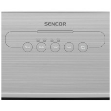 Вакууматор Sencor для пакетів і контейнерів, 110Вт, 30см, електронне керування, +5 пакетів, +1 рулон, пластик, сріблястий29