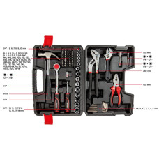 Набір інструментів Top Tools, 1/2", 1/4", 81шт, універсальний