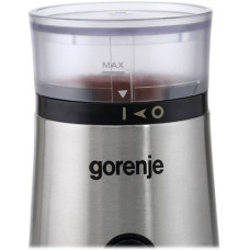 Кавомолка Gorenje роторна 150Вт, об'єм зерен-60г, метал, чорно-сріблястий