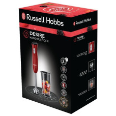 Блендер Russell Hobbs заглибний Desire 600Вт, чаша-500мл, червоний