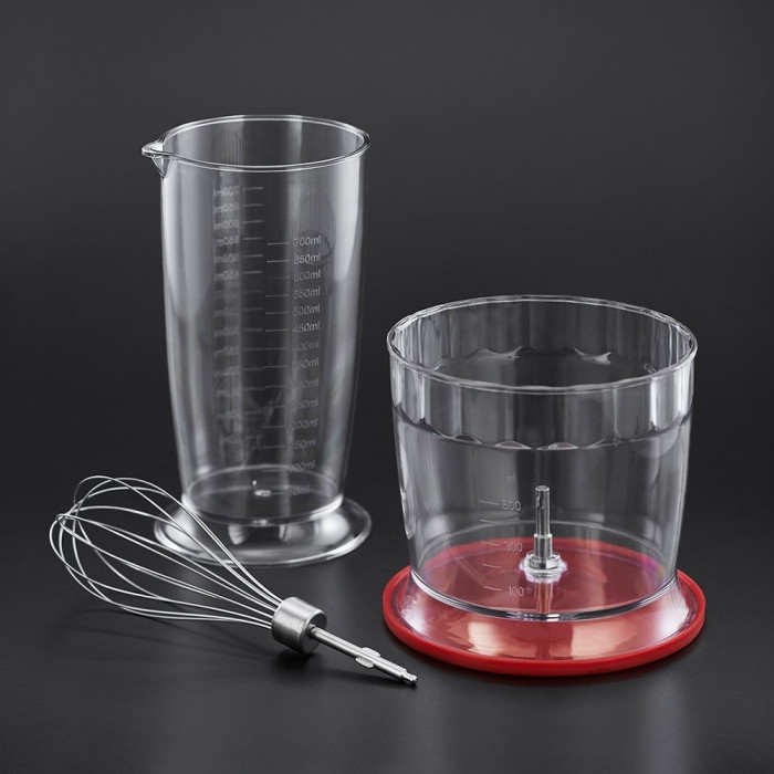 Блендер Russell Hobbs заглибний Desire 500Вт, 2в1, чаша-500мл, червоний