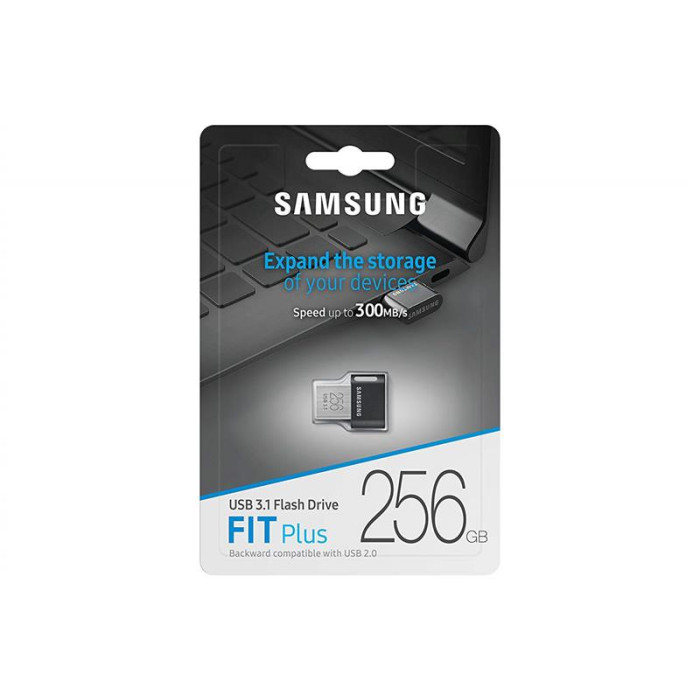 Накопичувач Samsung 256GB USB 3.1 Type-C Fit Plus Чорний