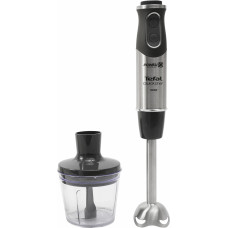 Блендер Tefal заглибний Quickchef 1000Вт, 3в1, чаша-800мл, чопер-500мл, турборежим, сріблясто-чорний