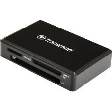 Кардрідер Transcend USB 3.1 Type-A > microSD/SD/CF UHS-II Чорний